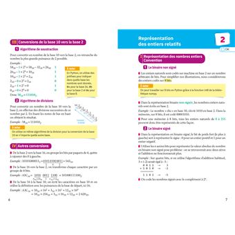 Fiches bac NSI 1re générale (spécialité)