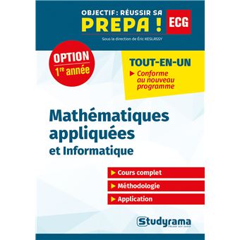 Mathématiques appliquées et Informatique 1re année