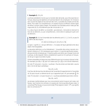 Mathématiques appliquées et Informatique 1re année