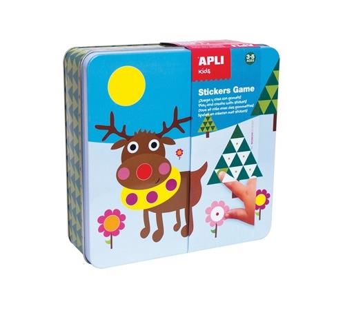 Jeu de gommettes Le monde polaire Renne Apli