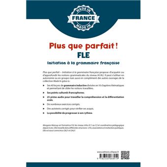 Plus que parfait ! - Initiation à la grammaire française - A1/A2