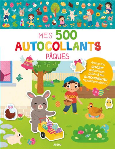 Mes 500 autocollants - pâques - Yi-Hsuan Wu - broché