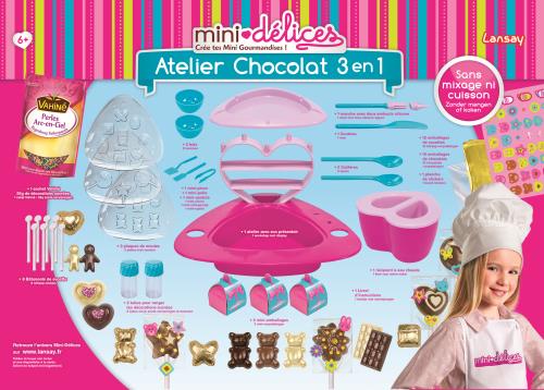 Atelier Chocolat 3 en 1 Mini Délices Lansay - Cuisine créative