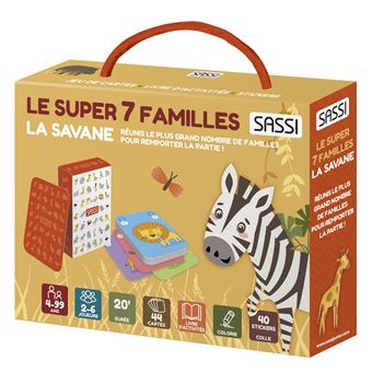 Le super 7 familles. La savane