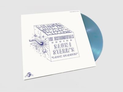 The Instrumentals Behind Saun And Starr'S Look Closer Vinyle Bleu Marbré