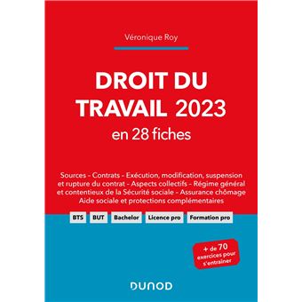 Droit du travail 2023 en 28 fiches