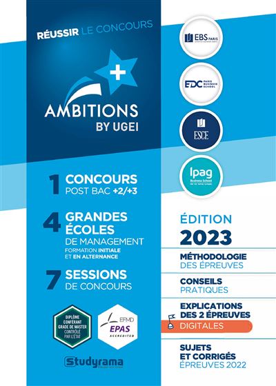 Réussir le concours ambitions + 2021