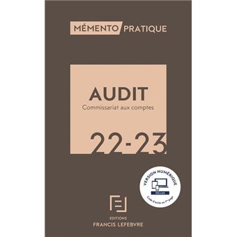 Audit et commissariat aux comptes 2022-2023