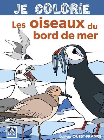 Je colorie les oiseaux du bord de mer - collectif LPO - broché