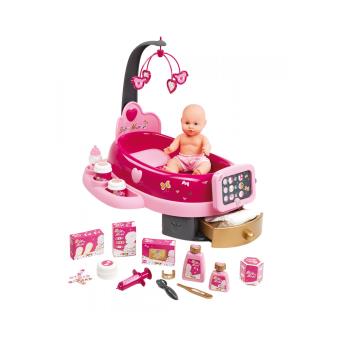 Nursery Electronique Baby Nurse + Poupon + 24 Accessoires Smoby