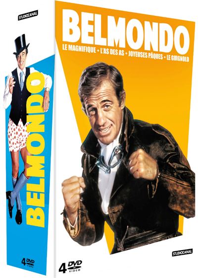 Coffret Jean-Paul Belmondo 4 Films DVD