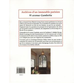 Archives d'un immeuble parisien