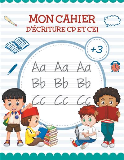 Mon Cahier de écriture - Apprendre lettre majuscule   Livre Pour apprendre a ecrire et apprendre l alphabet (CP et CE1)