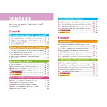 Fiches bac SES 1re générale (spécialité)
