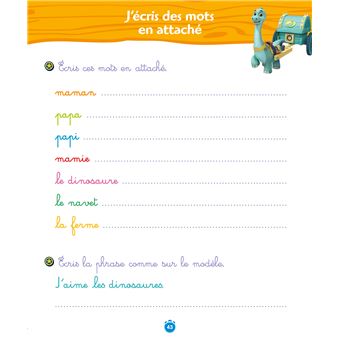 DINO RANCH - J'apprends les petites lettres - Grande Section