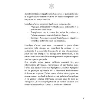 L'art tibétain de l'analyse d'urine