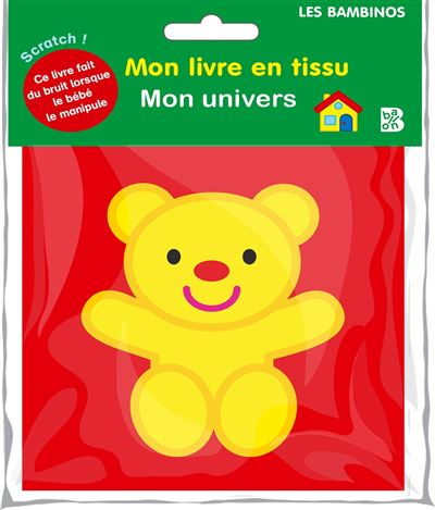 Mon livre en tissu - Mon univers -  Collectif - cartonné