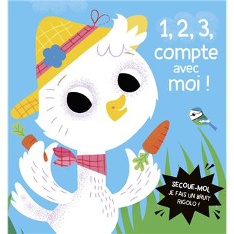 Livre à secouer - 1, 2, 3, compte avec moi !