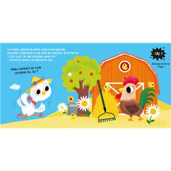 Livre à secouer - 1, 2, 3, compte avec moi !
