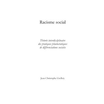 Racisme social