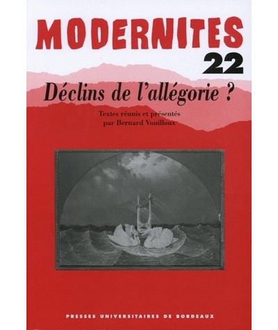 Déclins de l'allégorie - Bernard Vouilloux - broché
