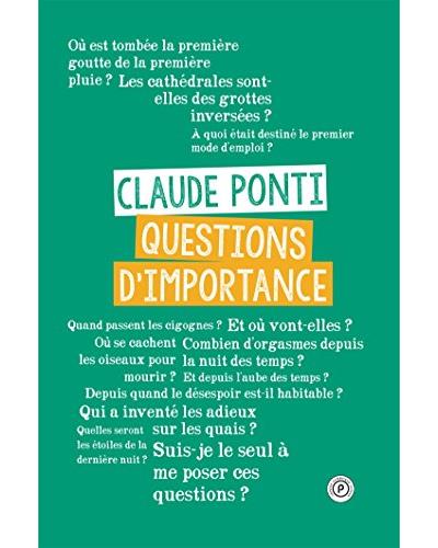 Questions d'importance