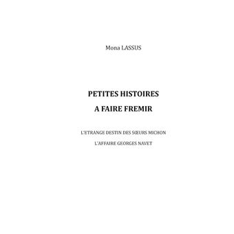 Petites histoires à faire frémir