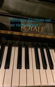 Tentative d'écriture sur un vieux clavier