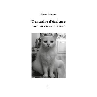 Tentative d'écriture sur un vieux clavier