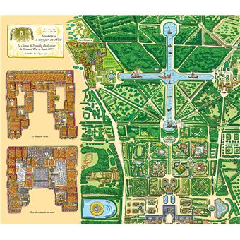 Disparition à Versailles - livre avec carte