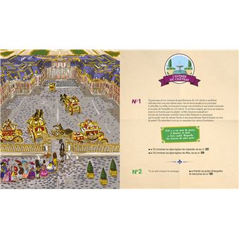 Disparition à Versailles - livre avec carte