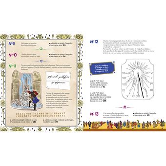 Disparition à Versailles - livre avec carte