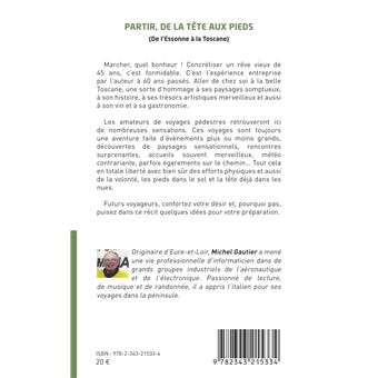 Partir, de la tête aux pieds