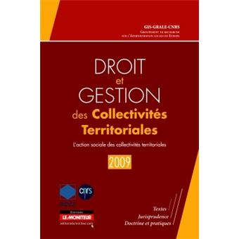 Droit Et Gestion Des Collectivités Territoriales - 2009 - Broché ...