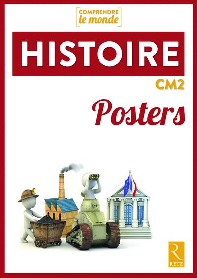 Posters Histoire CM2 - Elsa Bouteville - broché