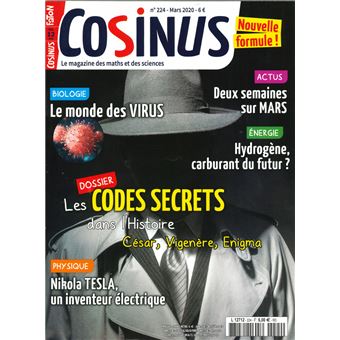 Cosinus N°224 Les codes secrets