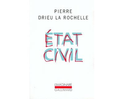 État-civil - Pierre Drieu La Rochelle - (donnée non spécifiée)