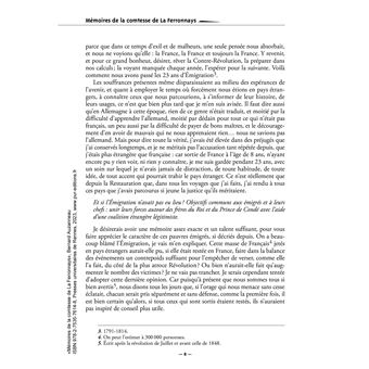 Mémoires de la comtesse de La Ferronnays