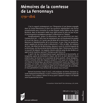 Mémoires de la comtesse de La Ferronnays