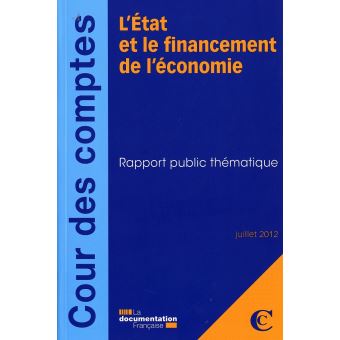 L'état et le financement de l'économie