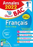 Annales Objectif BAC 2022 Français 1res