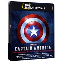 Coffret Captain America La Trilogie Steelbook Exclusivité Fnac Blu-ray