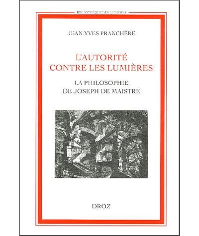 L'autorité contre les Lumières