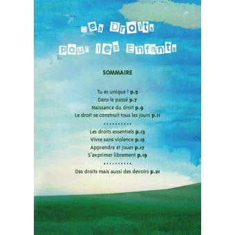 Des droits pour les enfants