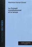 Le conseil constitutionnel et le temps
