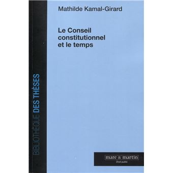 Le conseil constitutionnel et le temps