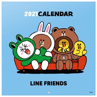 Calendrier 2021 Line Friends