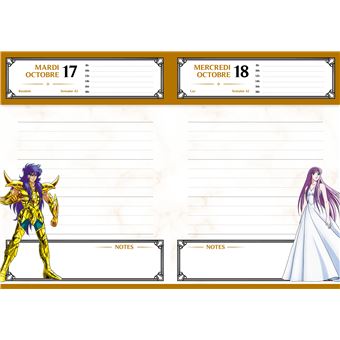 Agenda scolaire 2023-2024 Saint Seiya Hadès