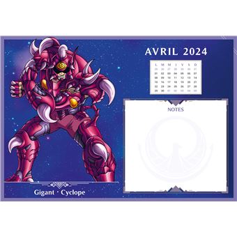 Agenda scolaire 2023-2024 Saint Seiya Hadès