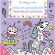 Colos et autocollants licornes et caticorns